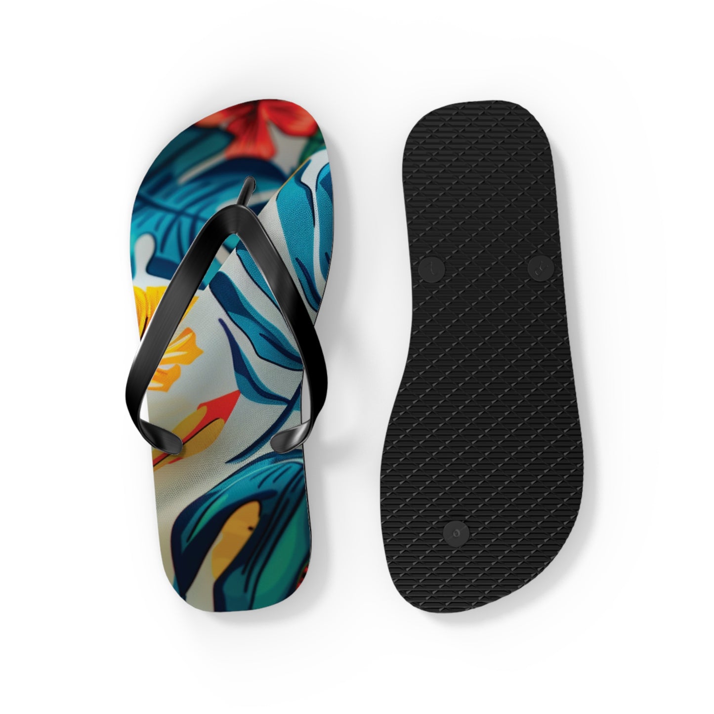 Abstract Tropics Pattern Flip-Flops