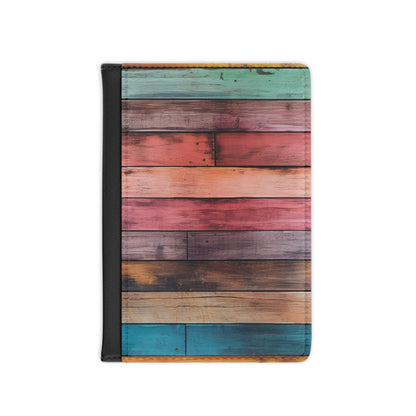 Wooden Print Passport Cover 2