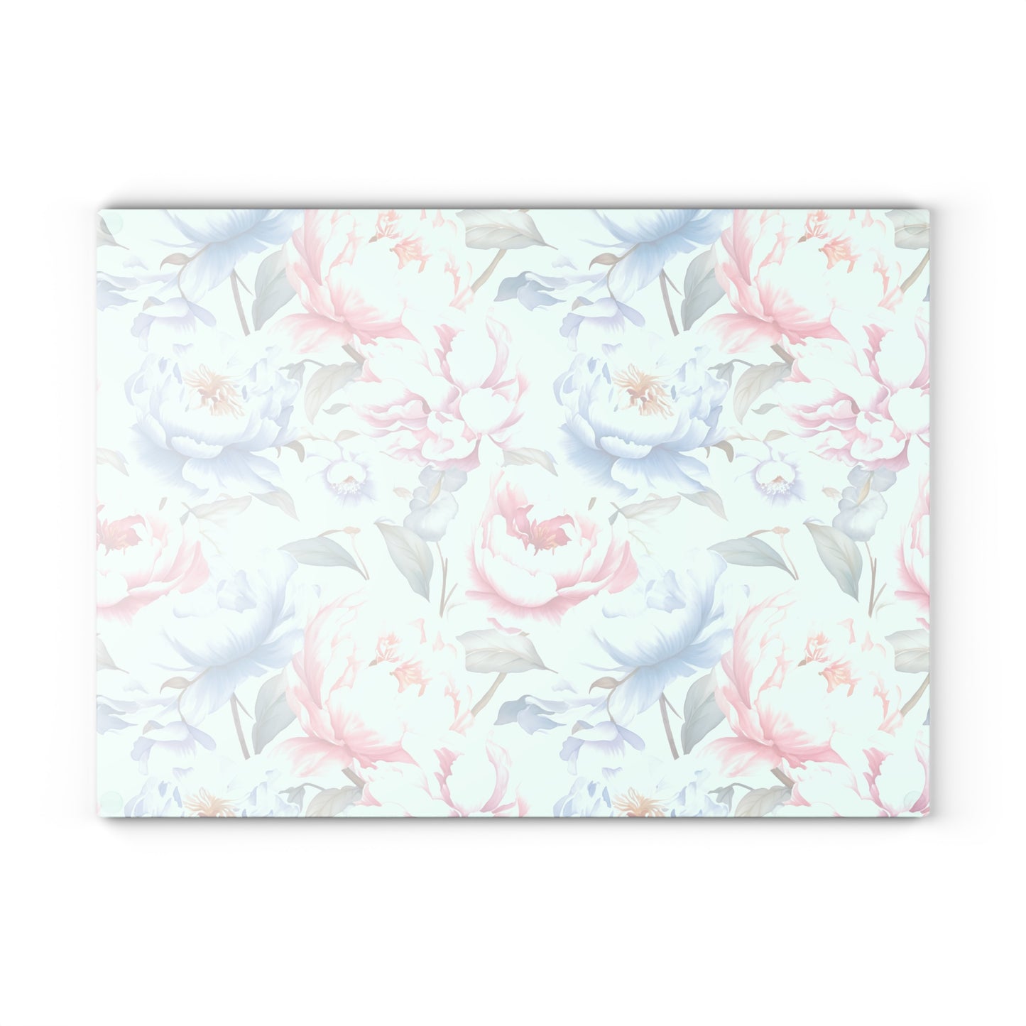 Floral Glass Cutting Board