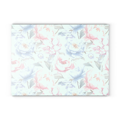 Floral Glass Cutting Board