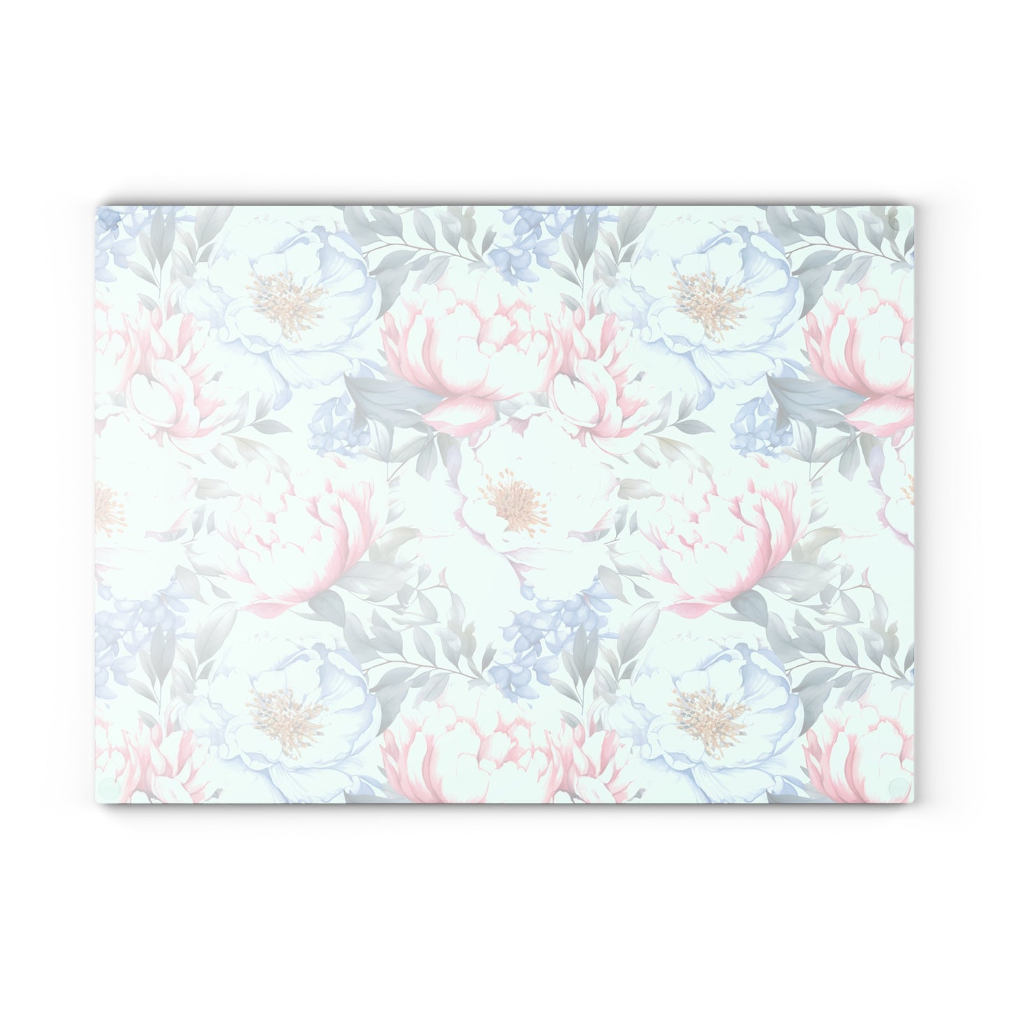 Floral Glass Cutting Board