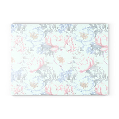 Floral Glass Cutting Board