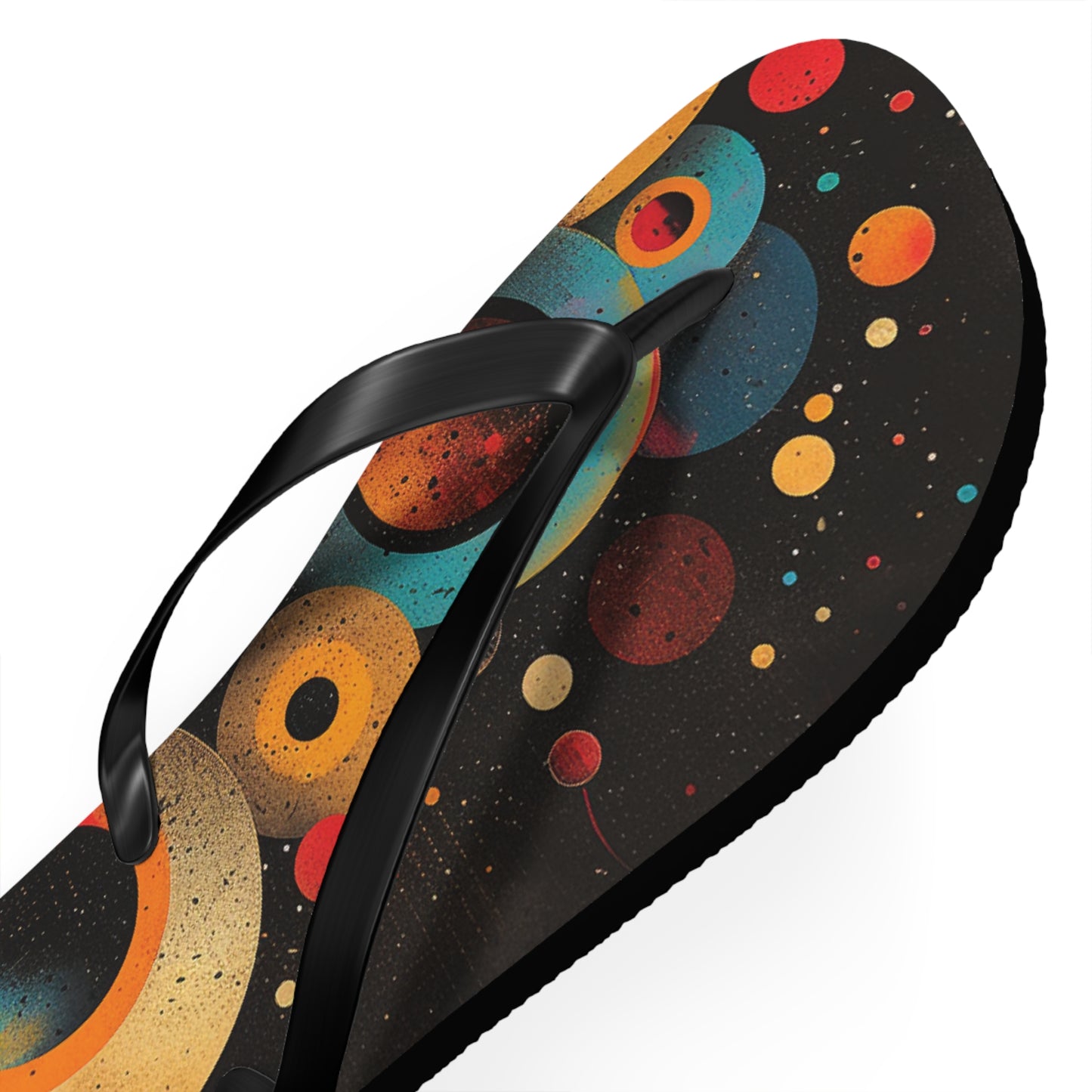 Abstract Decorative Circles  Flip-Flops