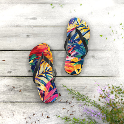 Abstract Tropics Pattern Flip-Flops