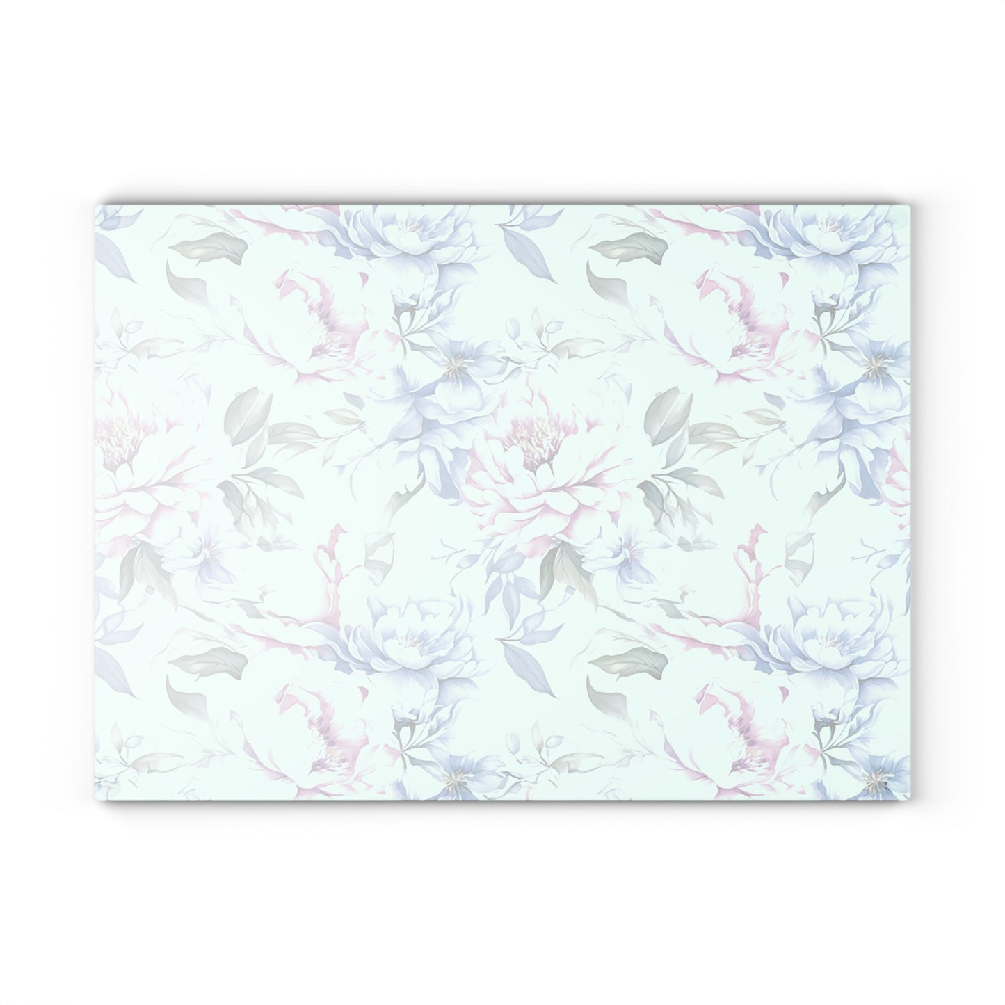 Floral Glass Cutting Board