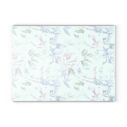 Floral Glass Cutting Board