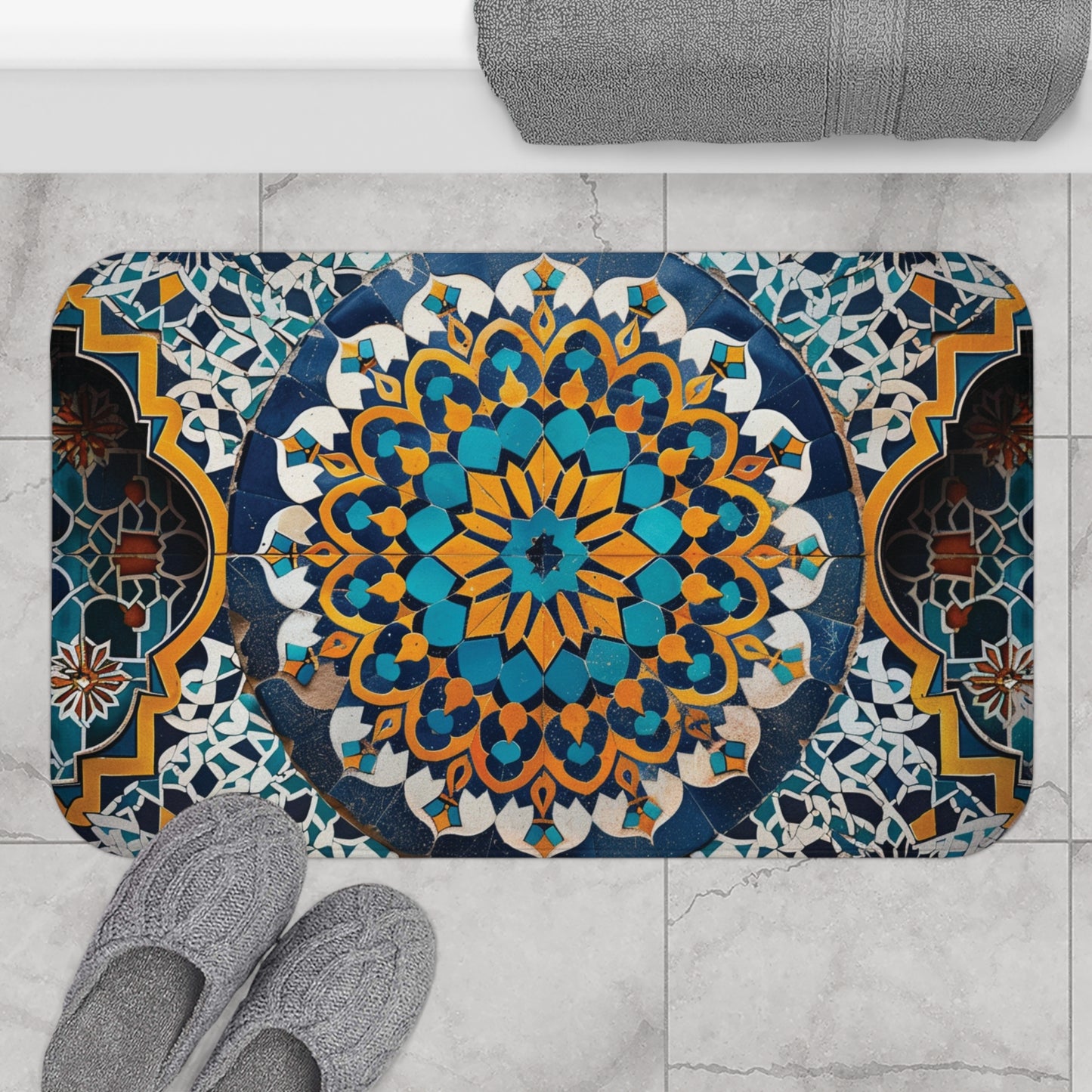 Moroccan Art Bath Mat