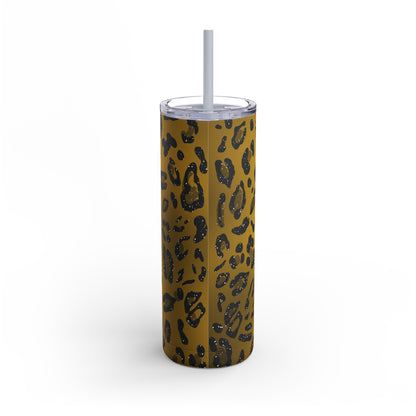 Animal Print Amber 04 - 20oz Skinny Matte Tumbler