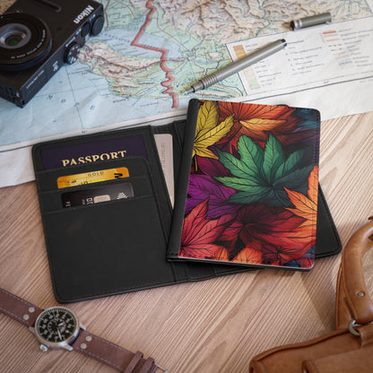 Autumn Flowers Passport Cover