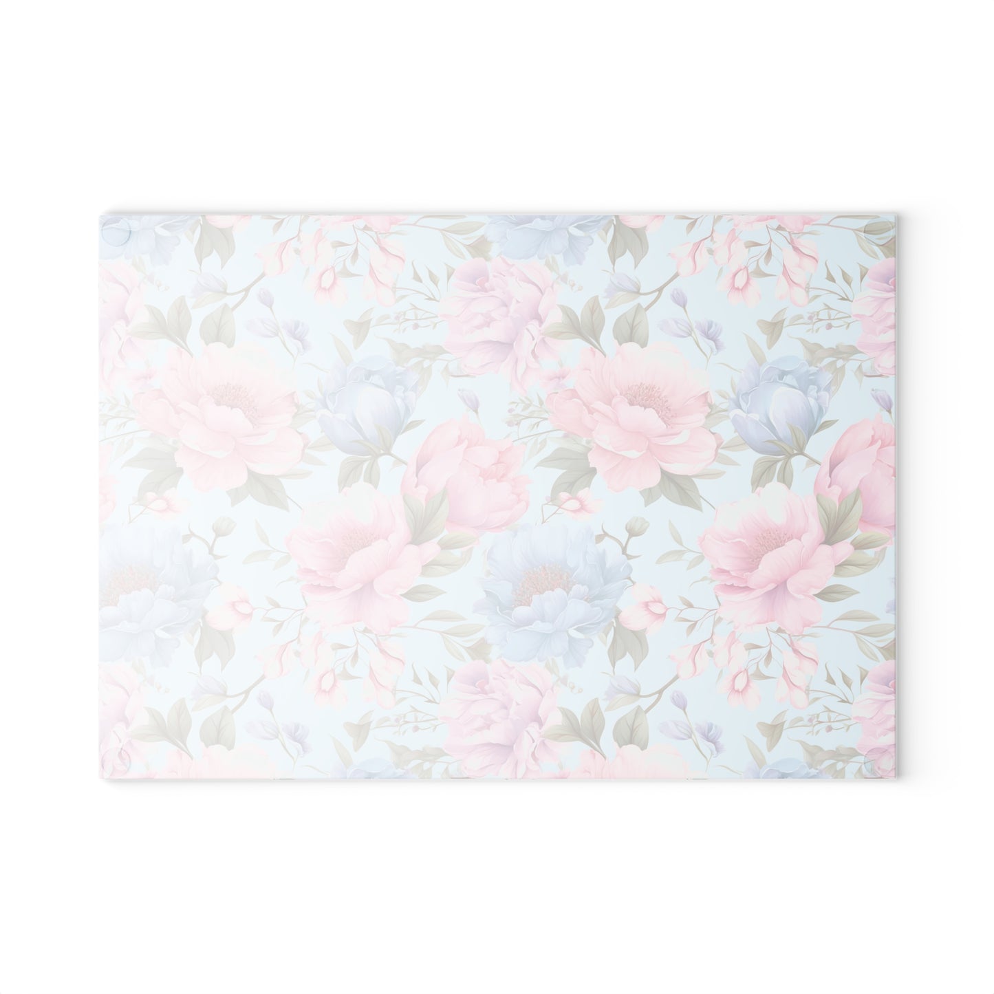 Floral Glass Cutting Board