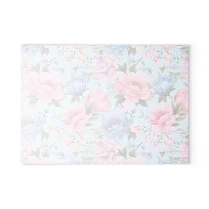 Floral Glass Cutting Board