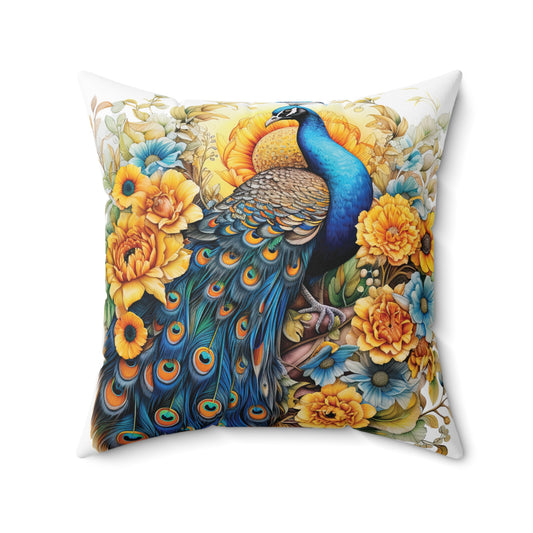 Animals Print Spun Polyester Square Pillow