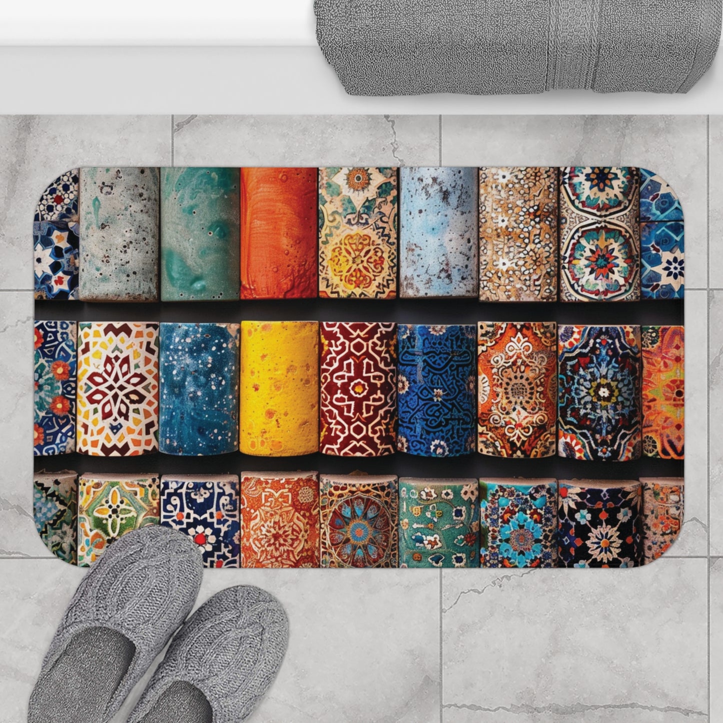 Moroccan Art Bath Mat