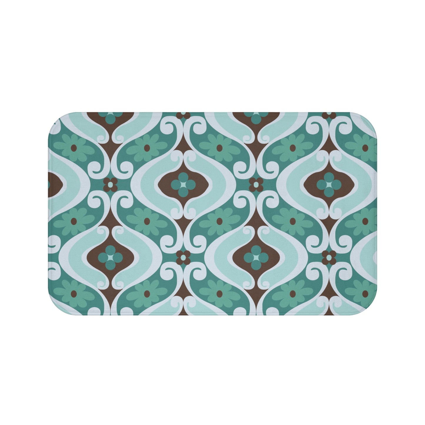 Abstract Print Bath Mat