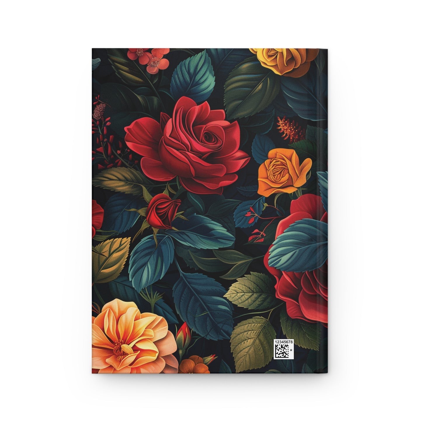 Floral Pattern Hardcover Journal