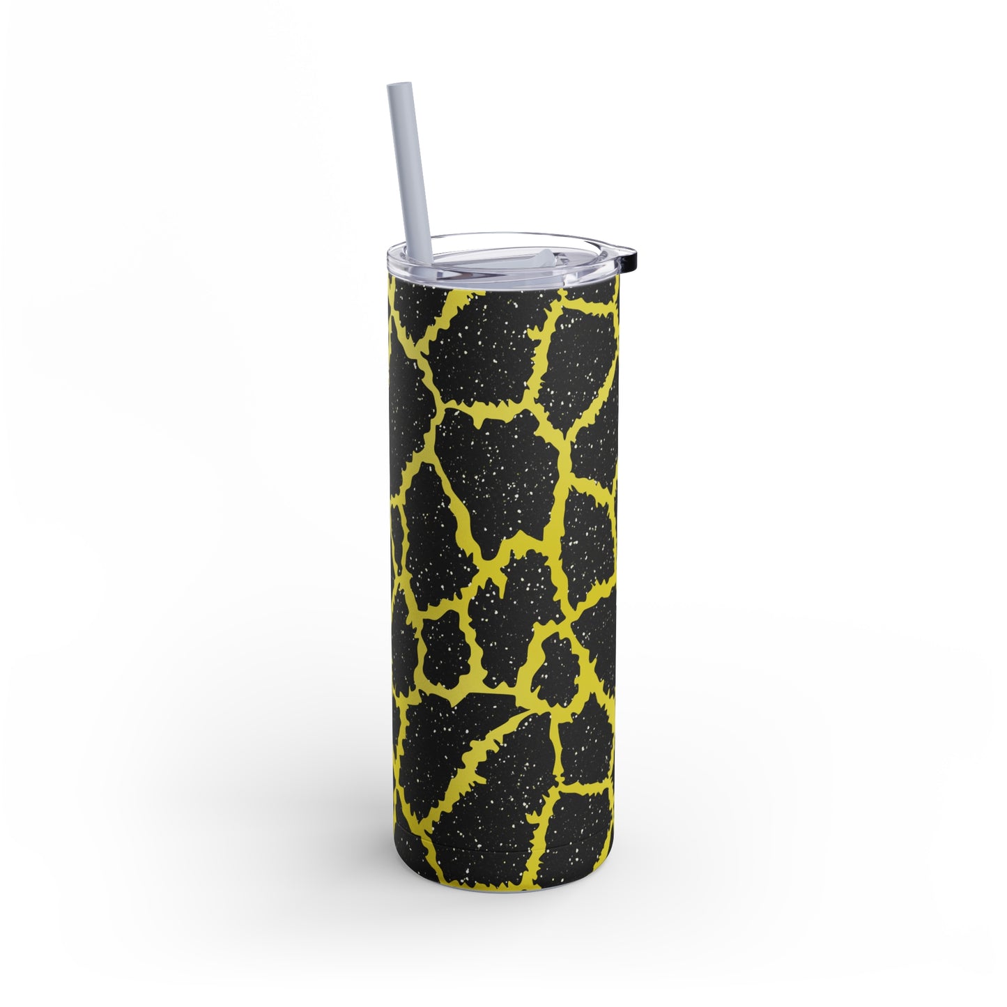 Animal Print Yellow 02 - 20oz Skinny Matte Tumbler