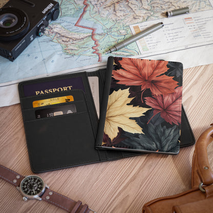 Autumn Flowers Passport Cover