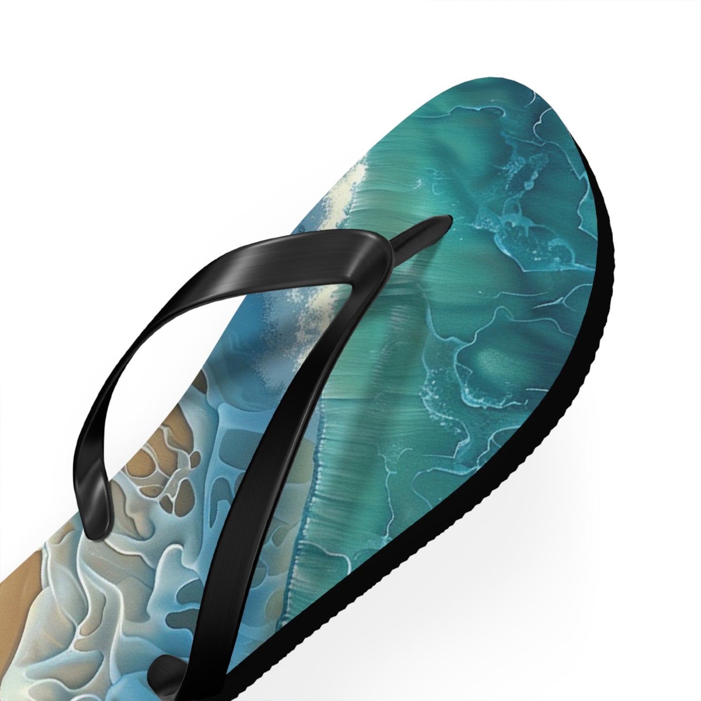 Sand Shore Ocean Waves  Flip-Flops