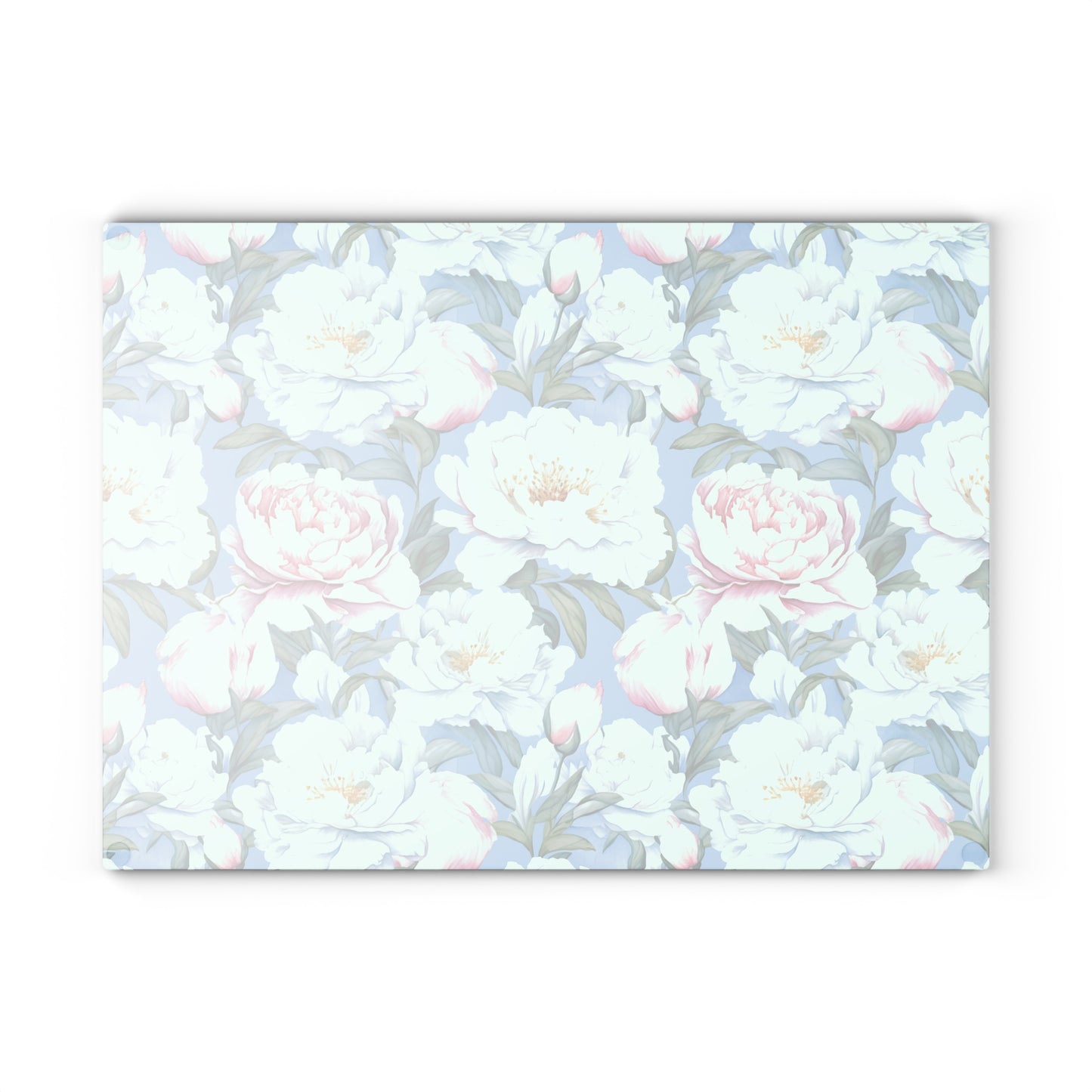 Floral Glass Cutting Board