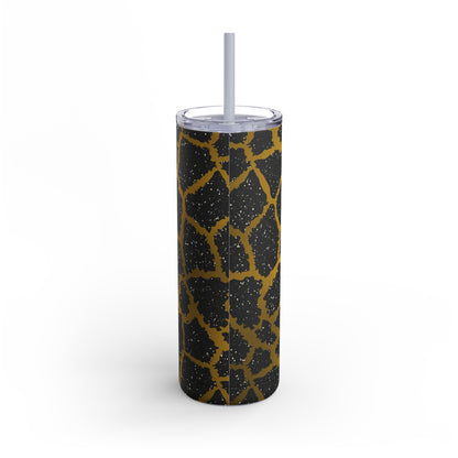 Animal Print Amber 02 - 20oz Skinny Matte Tumbler