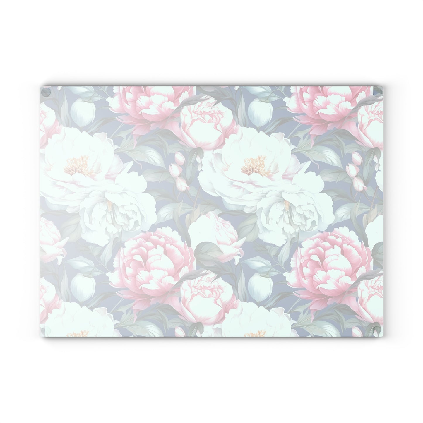 Floral Glass Cutting Board