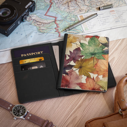 Autumn Flowers Passport Cover