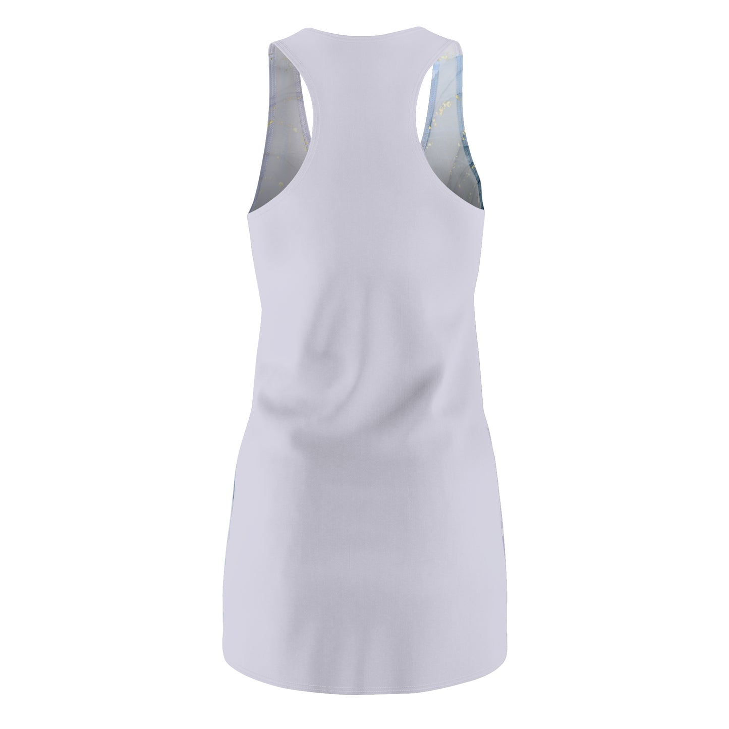 Circle Pattern Women's Cut & Sew Racerback Dress (AOP)