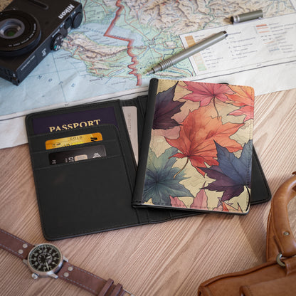 Autumn Flowers Passport Cover