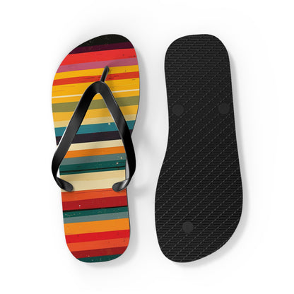 Colorful Stripes  Flip-Flops