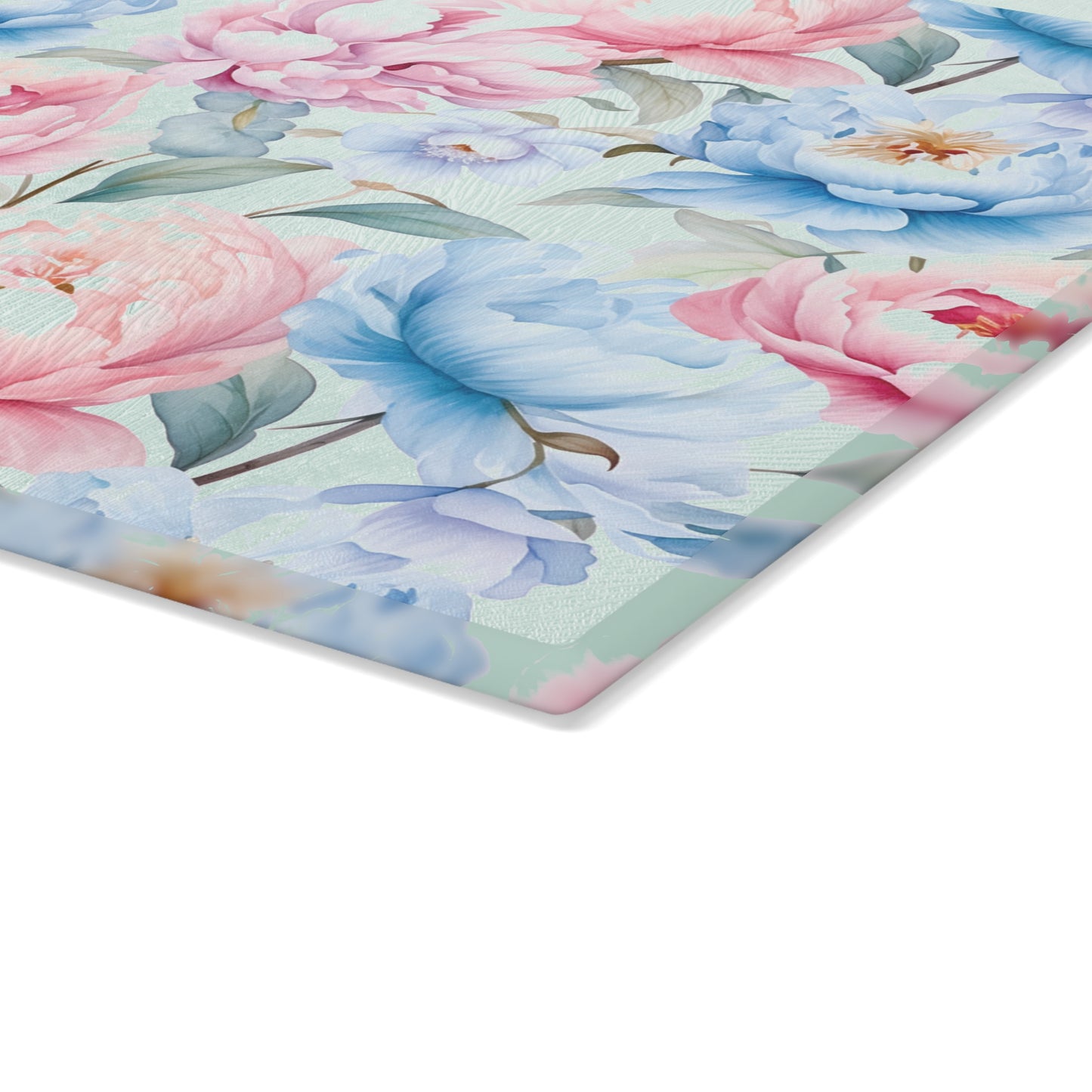 Floral Glass Cutting Board