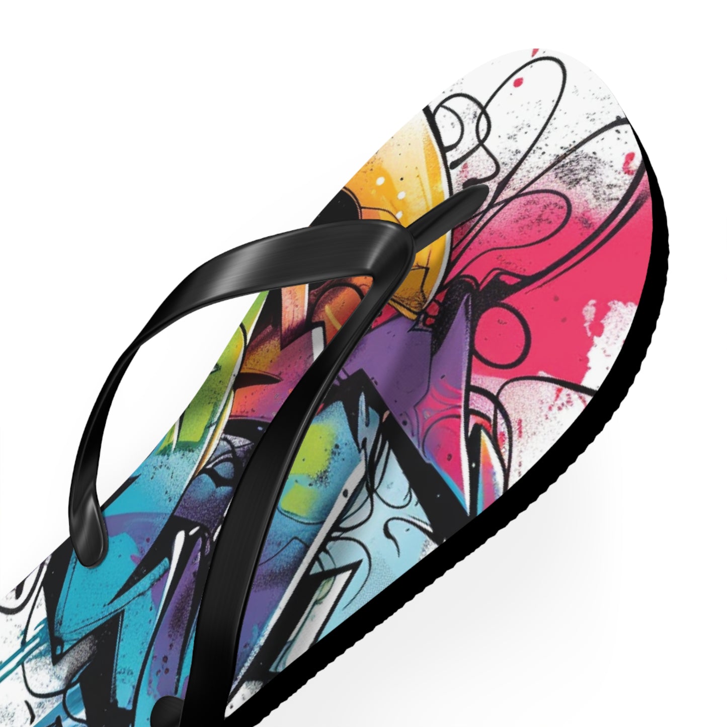 Graffiti Theme Flip-Flops