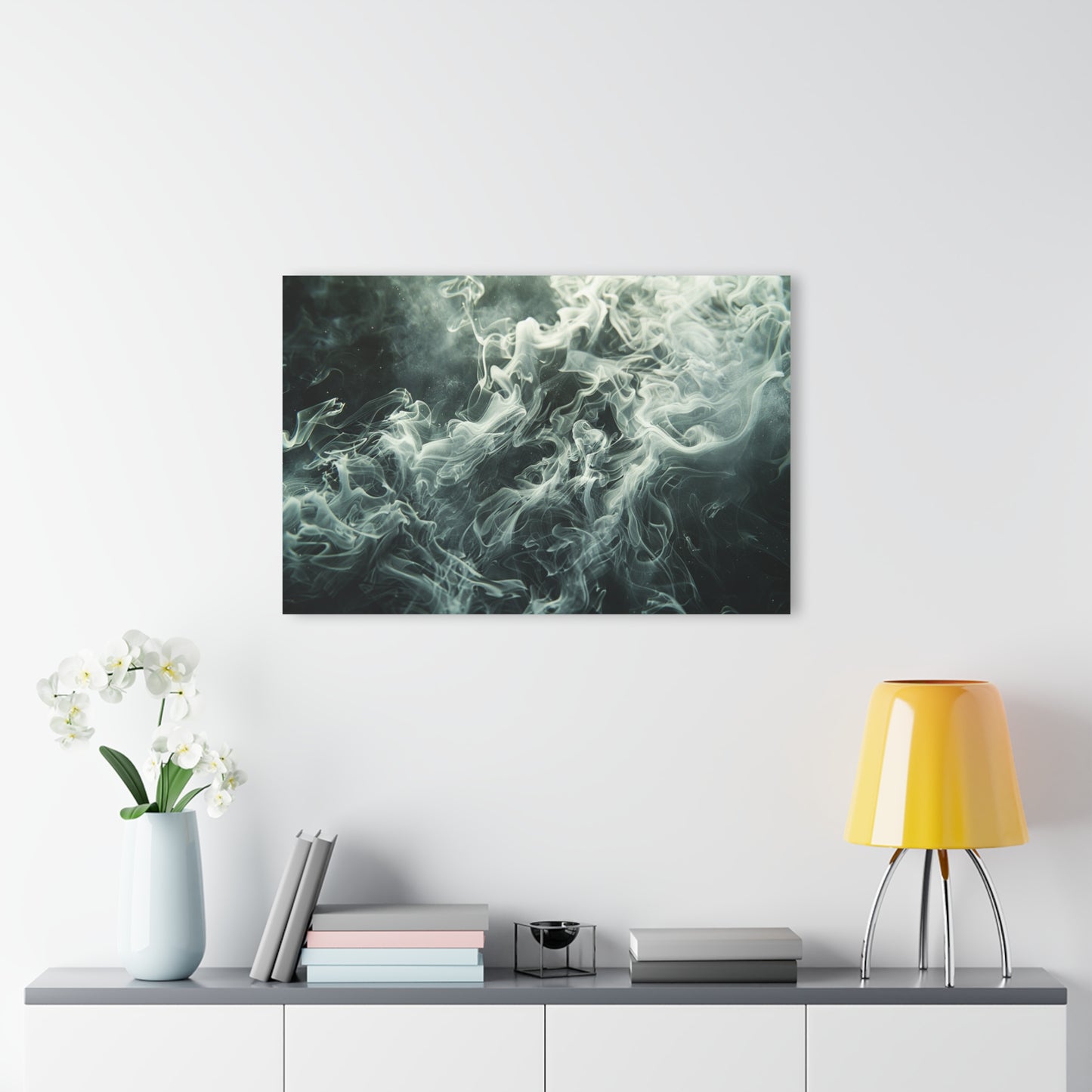 Fluid Smoke Art Acrylic Print