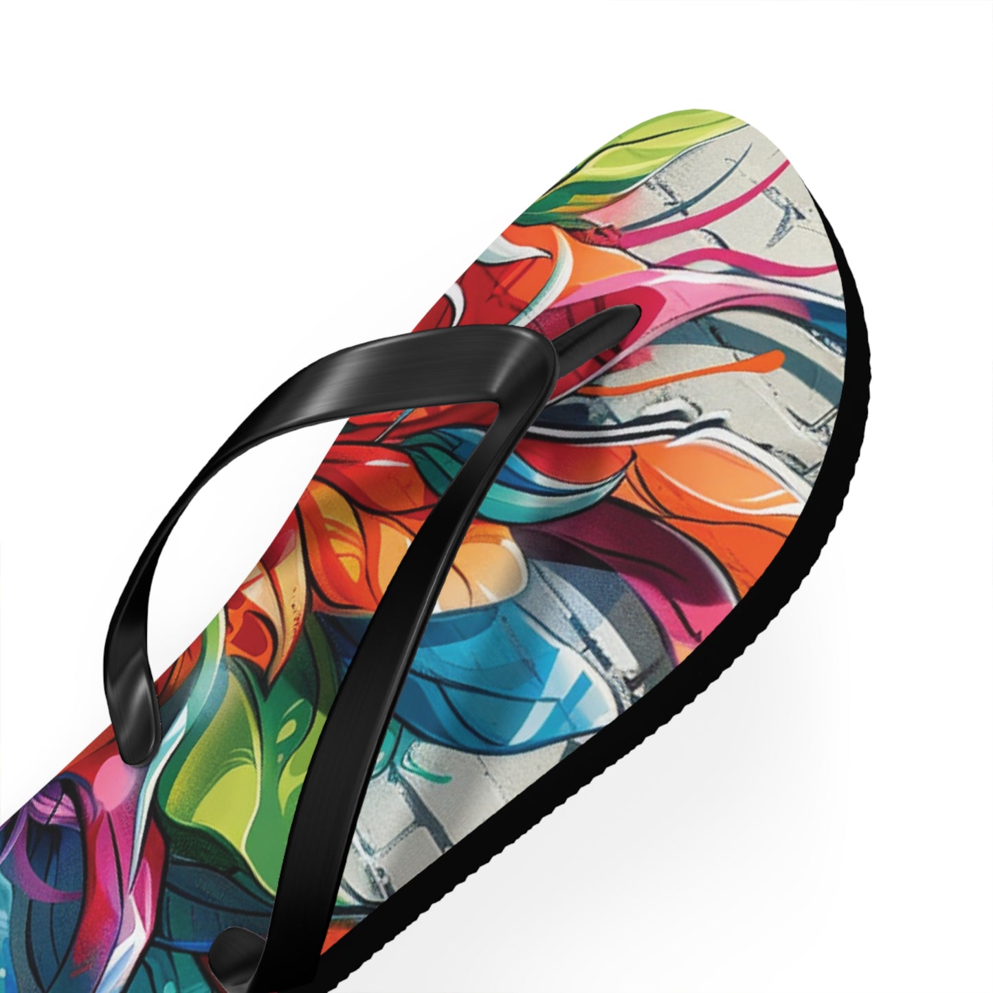 Graffiti Theme Flip-Flops