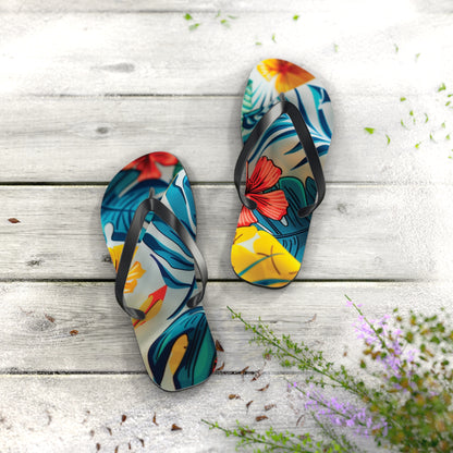 Abstract Tropics Pattern Flip-Flops