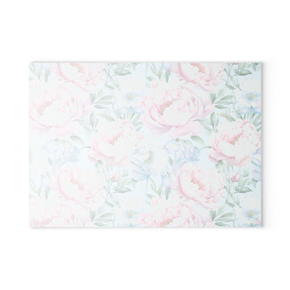 Floral Glass Cutting Board