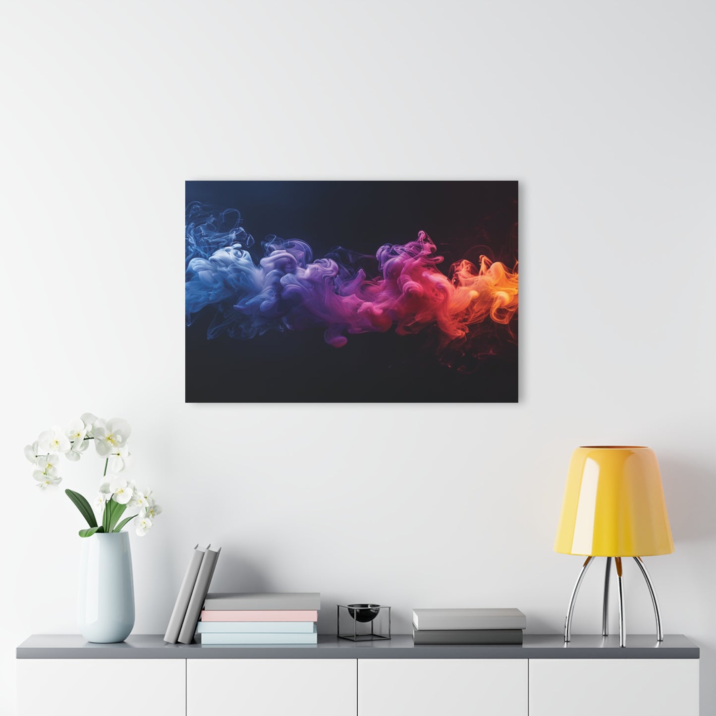 Fluid Smoke Art Acrylic Print