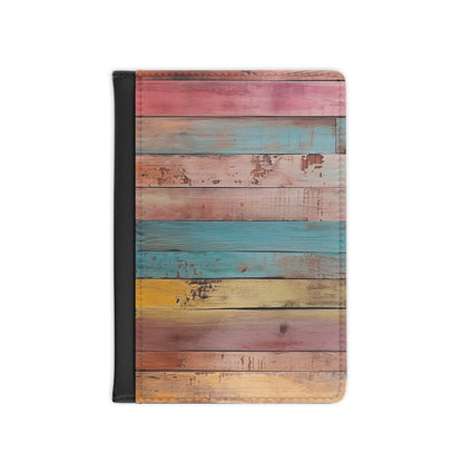 Wooden Print Passport Cover 3