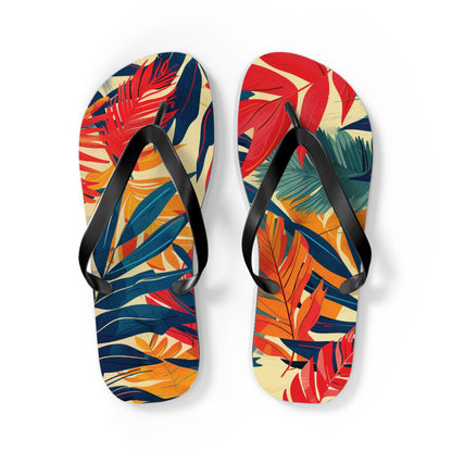 Abstract Tropics Pattern Flip-Flops