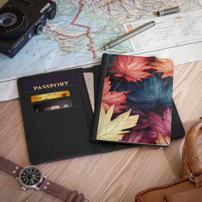 Autumn Flowers Passport Cover