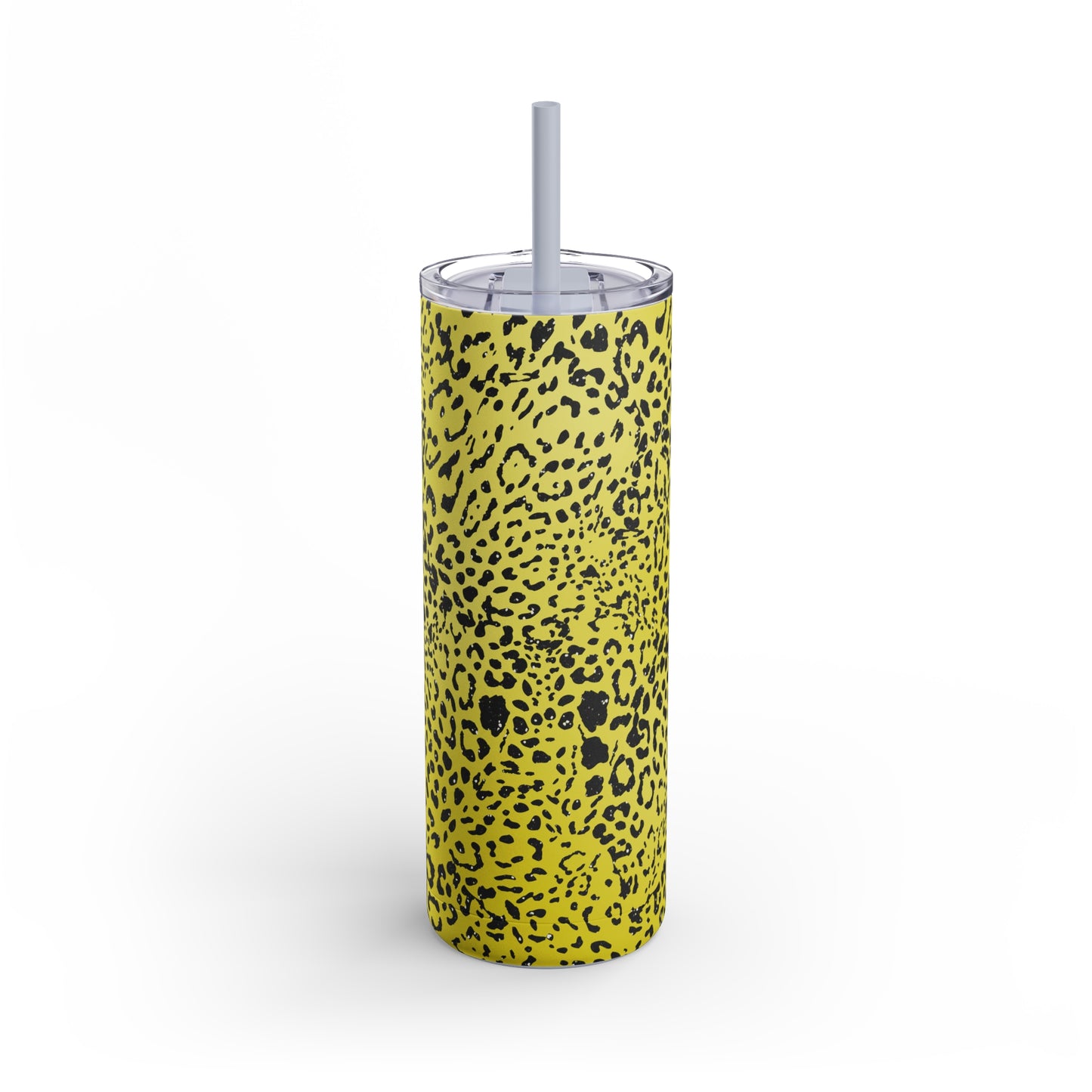 Animal Print Yellow 03 - 20oz Skinny Matte Tumbler