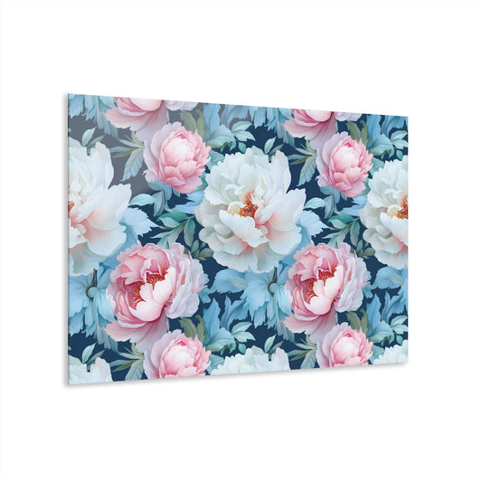 Flowers Pattern Acrylic Print