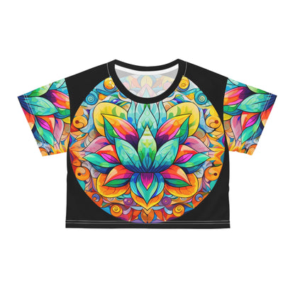 Mandala Art (AOP) Crop Tee