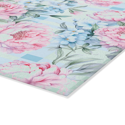 Floral Glass Cutting Board