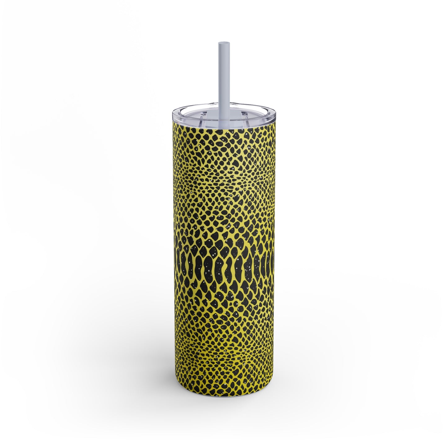 Animal Print Yellow 05 - 20oz Skinny Matte Tumbler