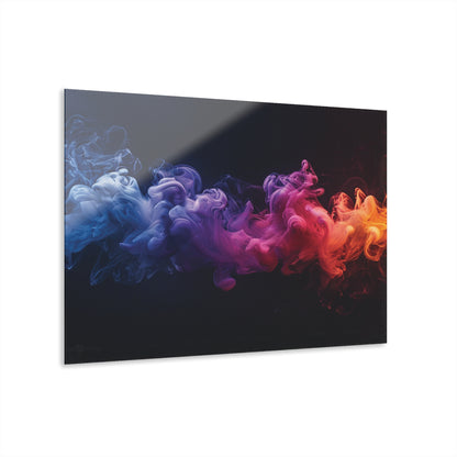 Fluid Smoke Art Acrylic Print