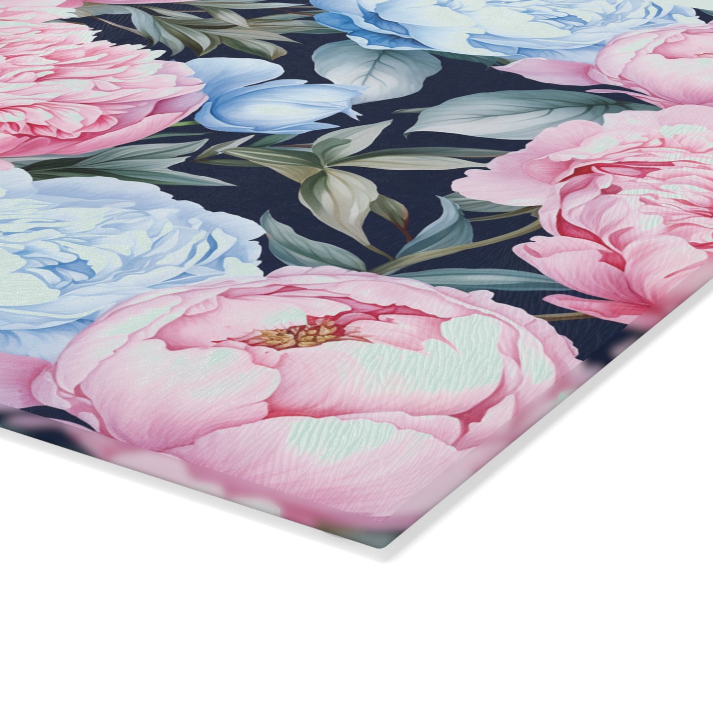 Floral Glass Cutting Board