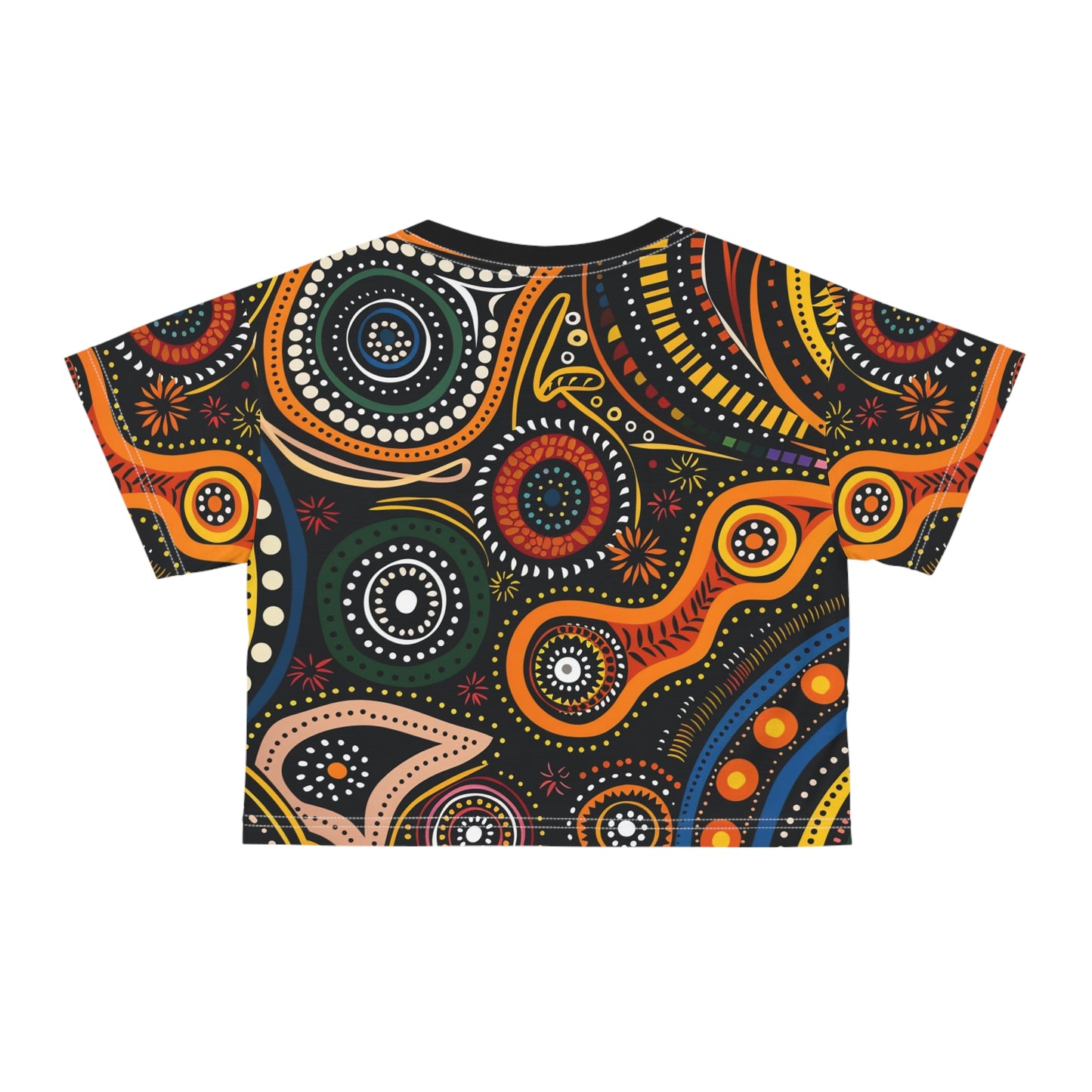 Aboriginal Art (AOP) Crop Tee