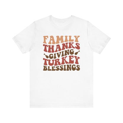 Family Thanks Giving Turkey Blessings