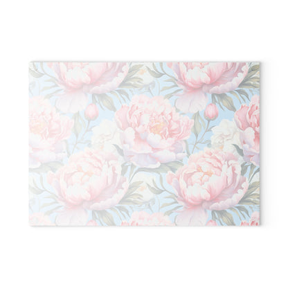 Floral Glass Cutting Board