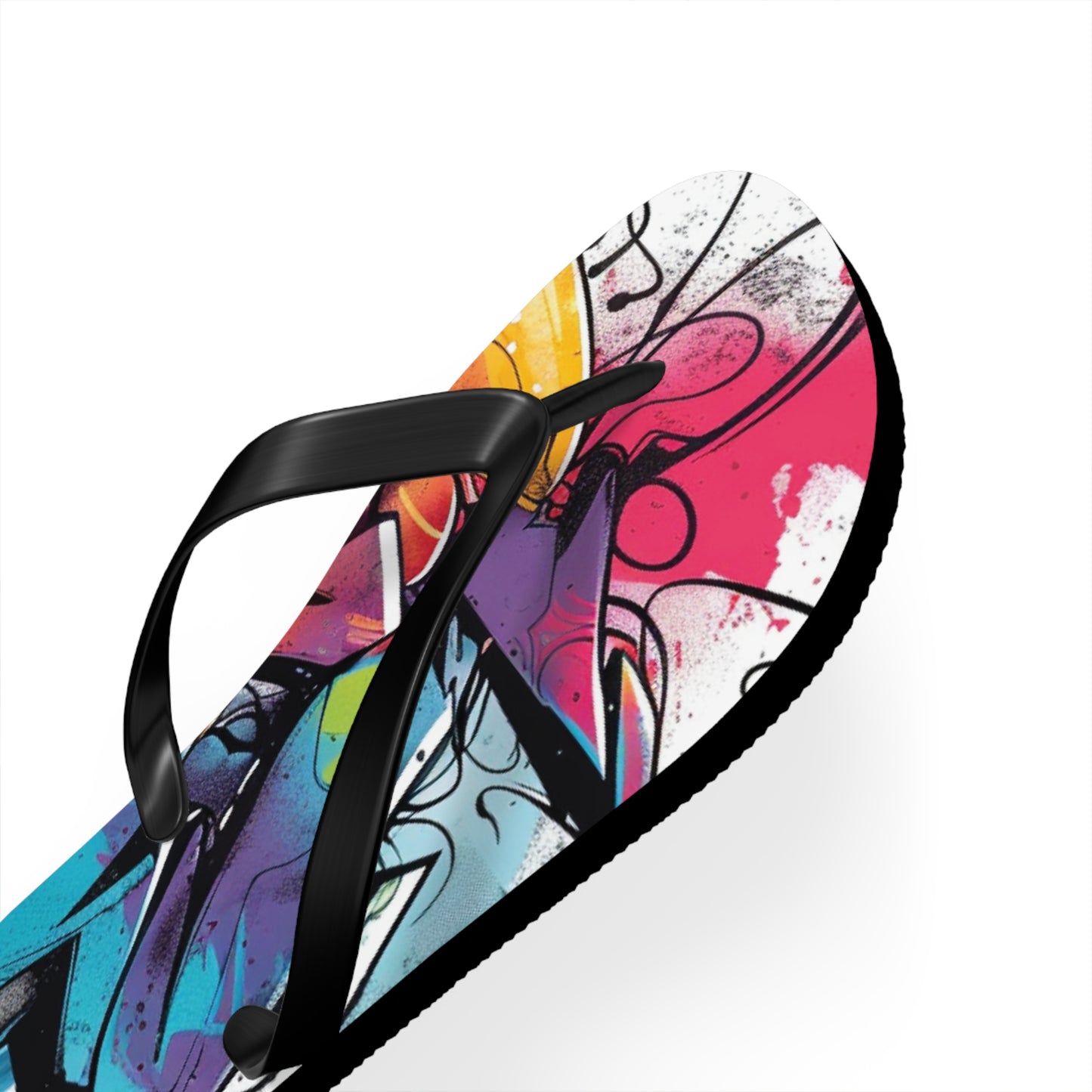 Graffiti Theme Flip-Flops